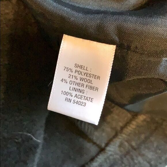 Banana Republic Wool Blend Gray/Black Skirt Sz 6 - Picture 10 of 11